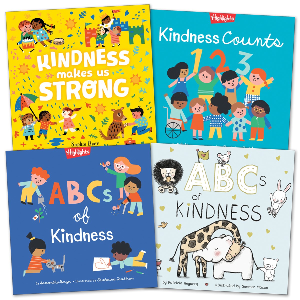 Kaplan Early Learning Company Toddler Kindness Board Books - Set of 4