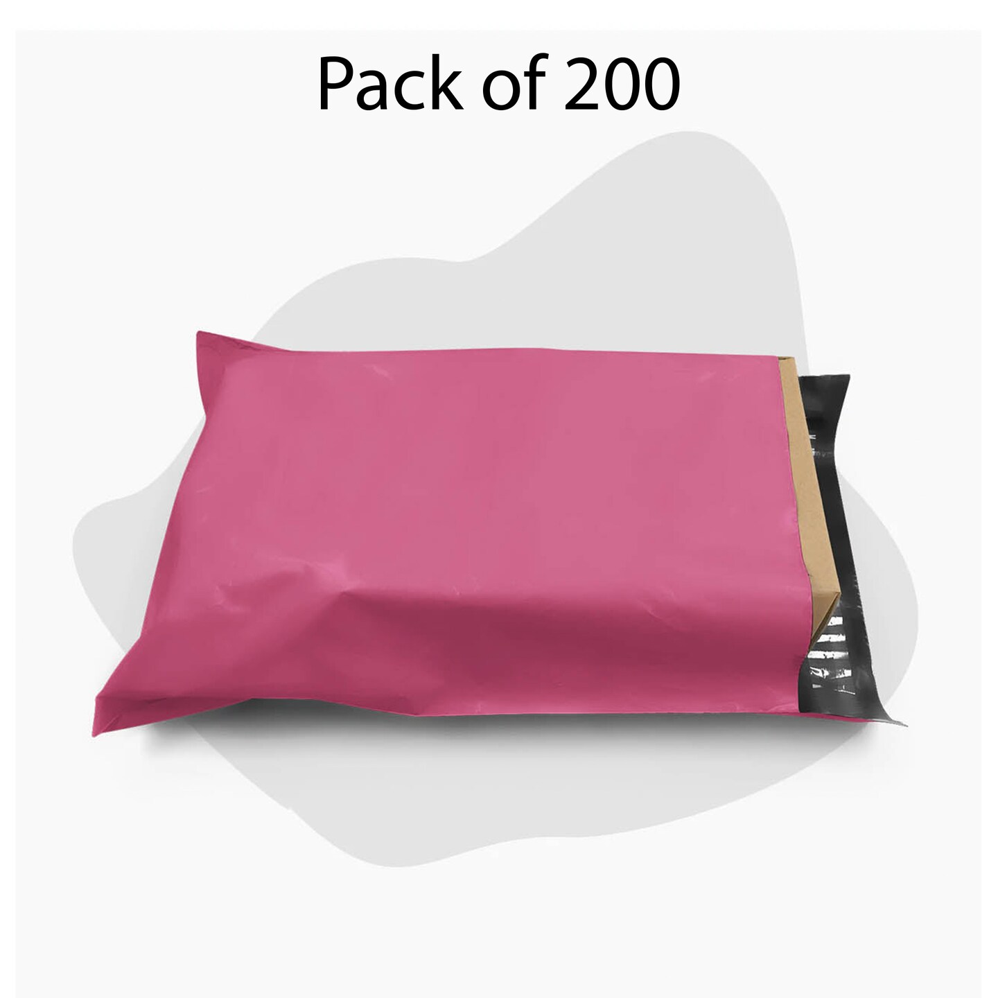 9x12 Pink Poly Mailer Envelopes – Durable 2 Mil Shipping Bags for Packaging & Mailing