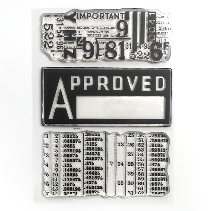 Elizabeth Craft Clear Stamps-Backgrounds From The Past