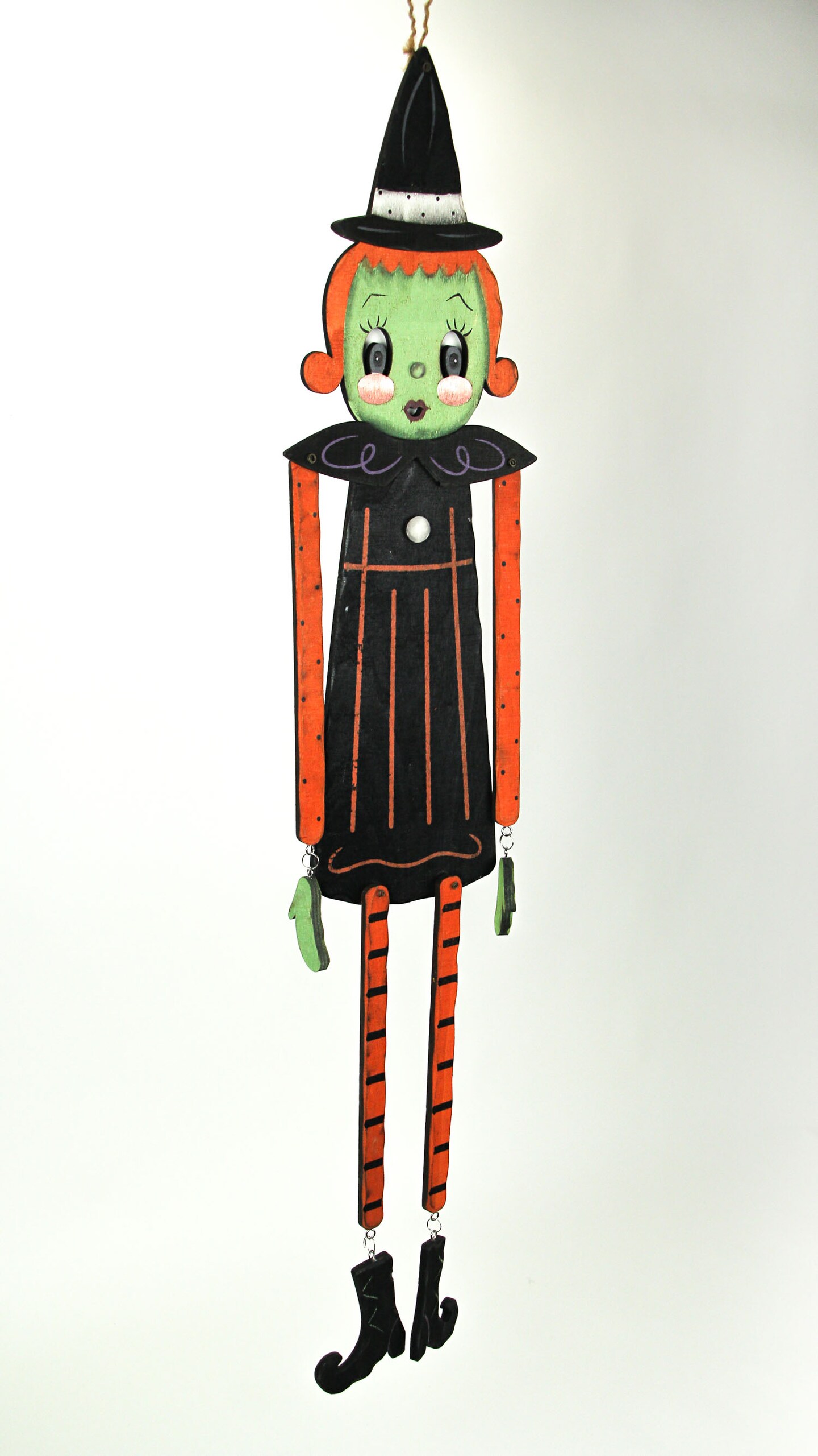 Johanna Parker Pumpkin Peeps Wooden Halloween Wall Hanging Door Decor Art