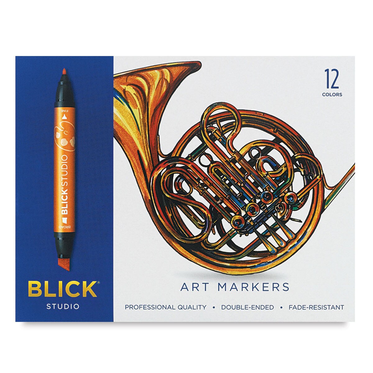 Blick Studio Marker Set - Assorted Colors, Set of 12