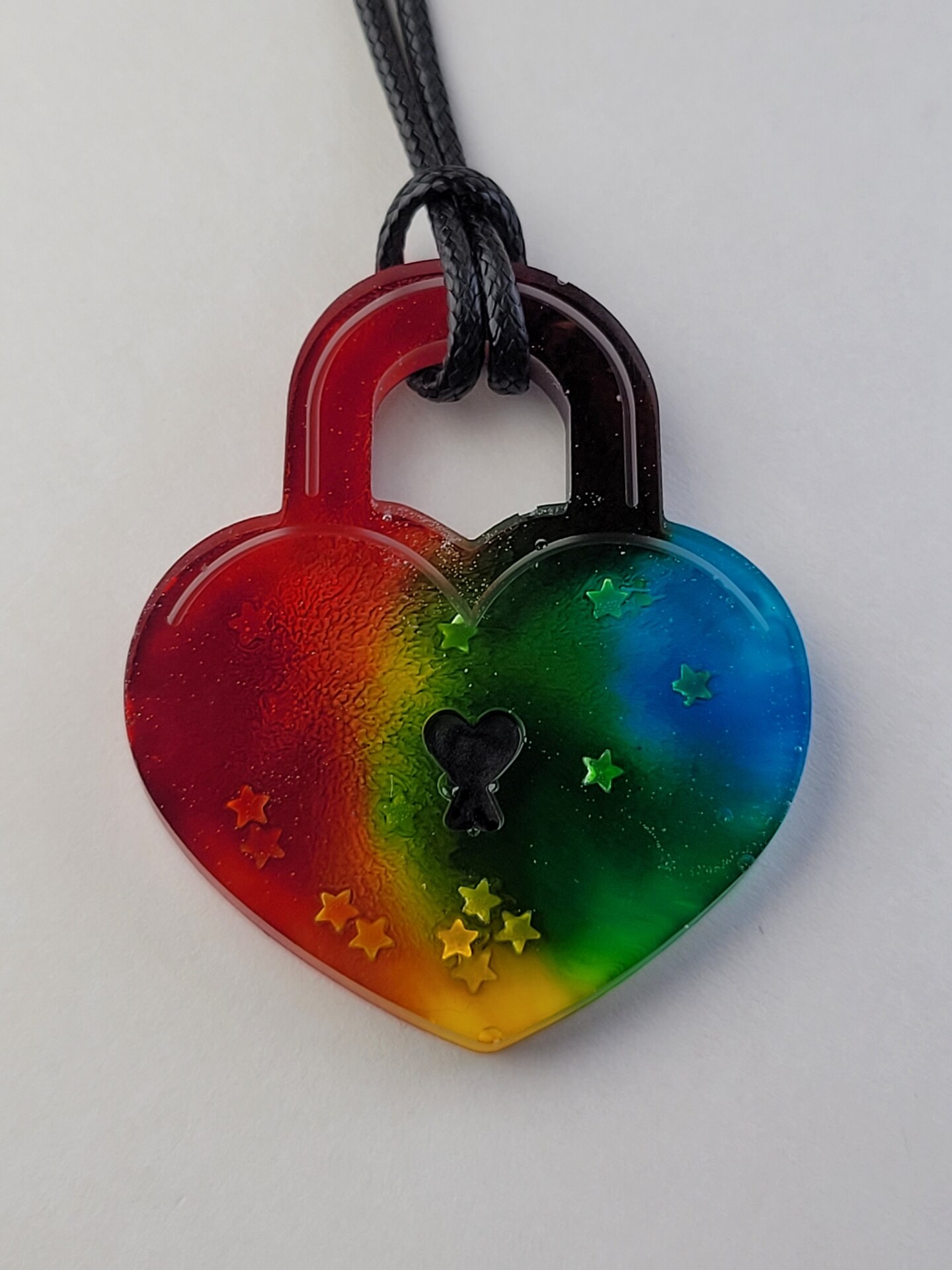Lock keychain necklace discount
