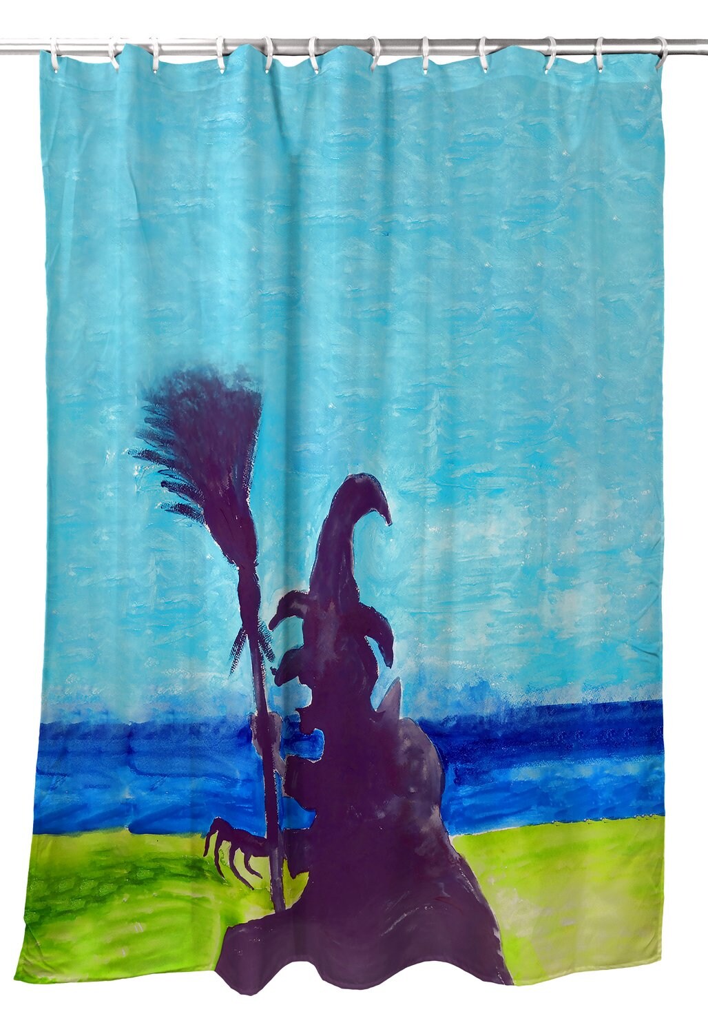 Betsy Drake Wicked Witch Shower Curtain