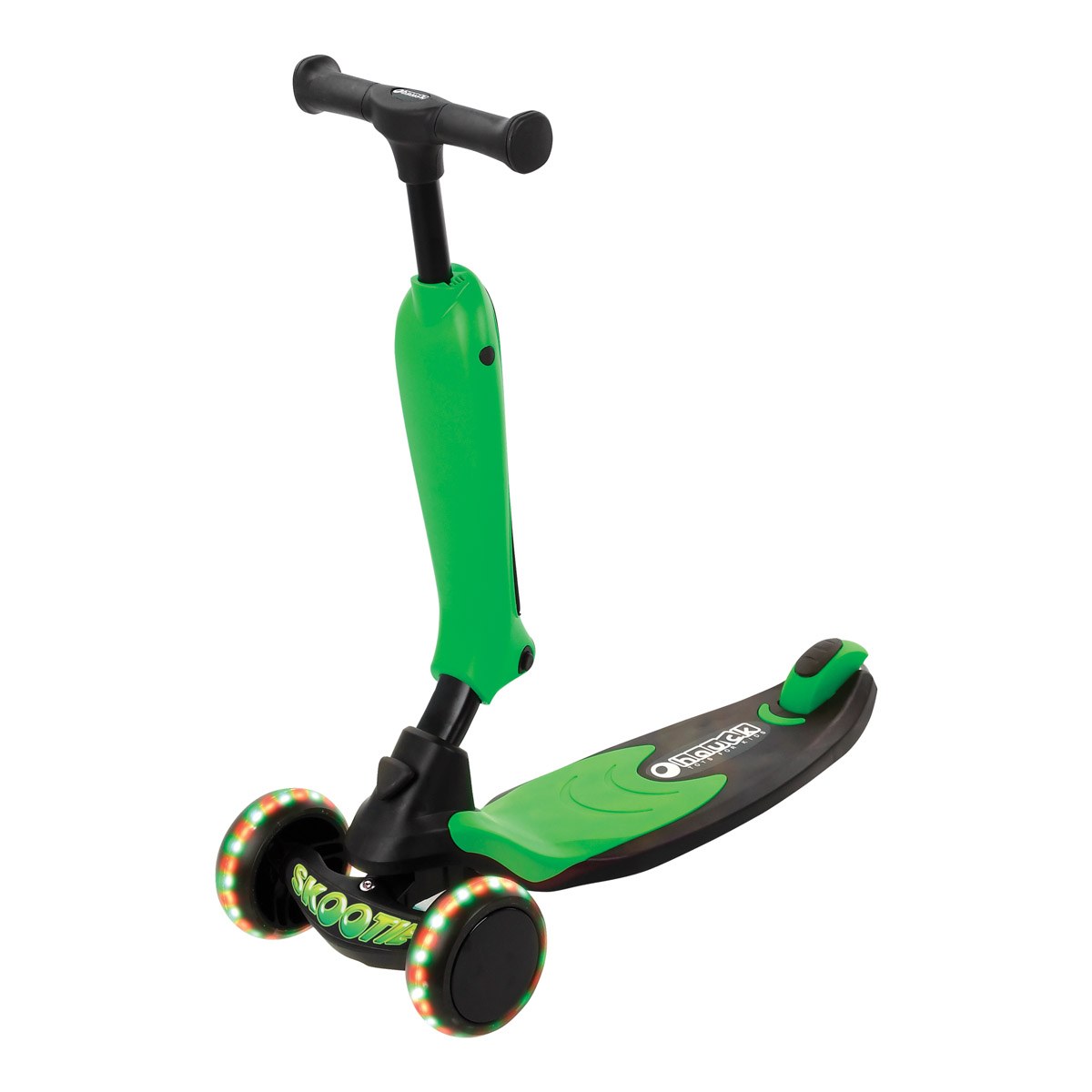 Hauck Skootie 2-in-1 Ride-On and Scooter - Neon Green