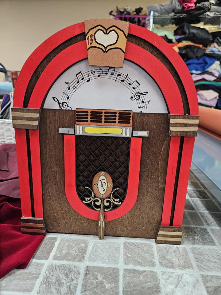 Decanter box jukebox handmade art nostalgic piece | MakerPlace by