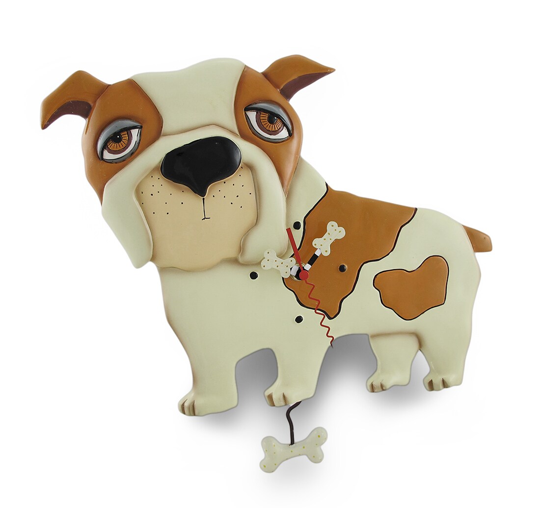 Allen Designs Spike the Dog Pendulum Wall Clock