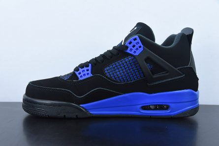 Blue jordans 4 deals