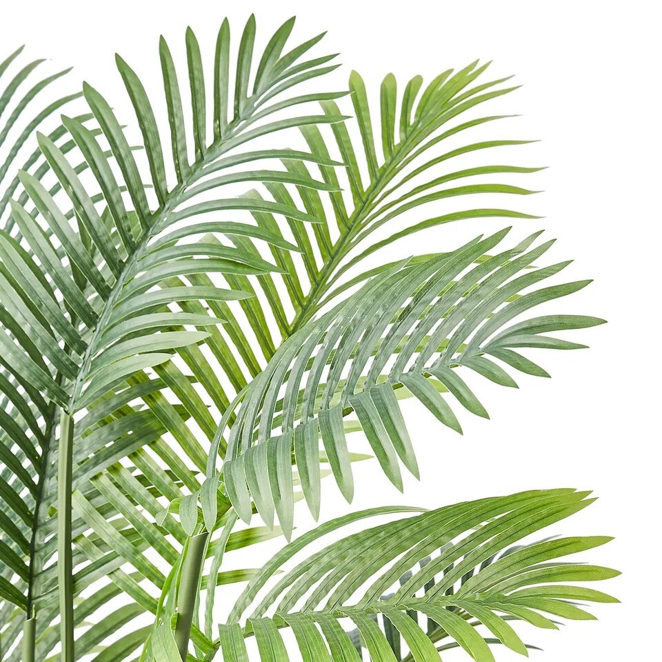 6.5 Feet Artificial Golden Cane Palm Tree Faux Plant Indoor Outdoor Home Decor
