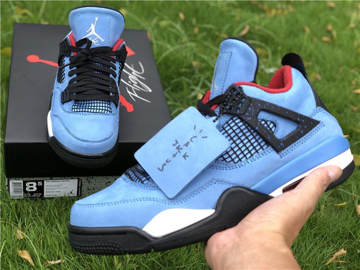 Travis Scott x Air Jordan 4 “Houston Oilers” mens air jordan retro 4 iv x travis scott cactus jack