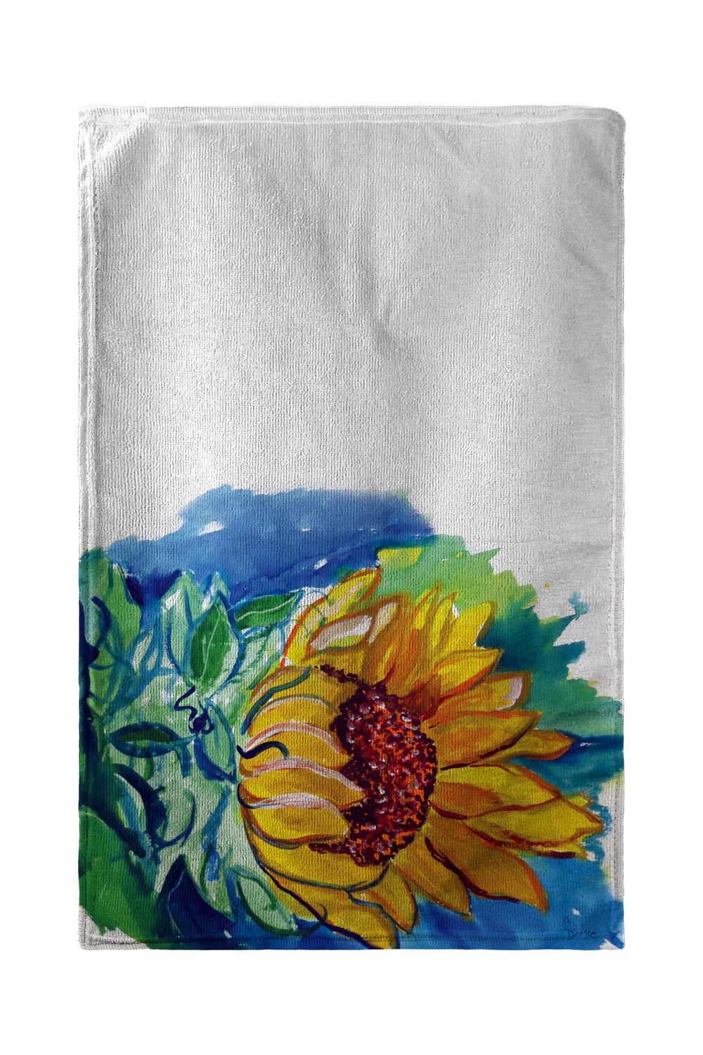 Betsy Drake Windy Sunflower Kitchen Towel