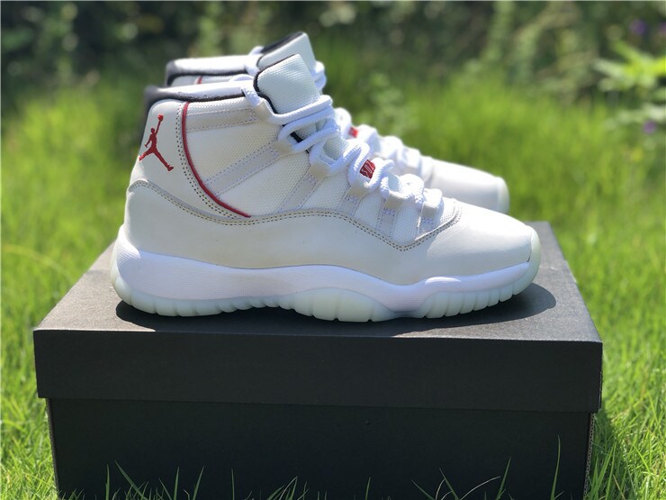 Jordan 11 Retro Platinum Tint top