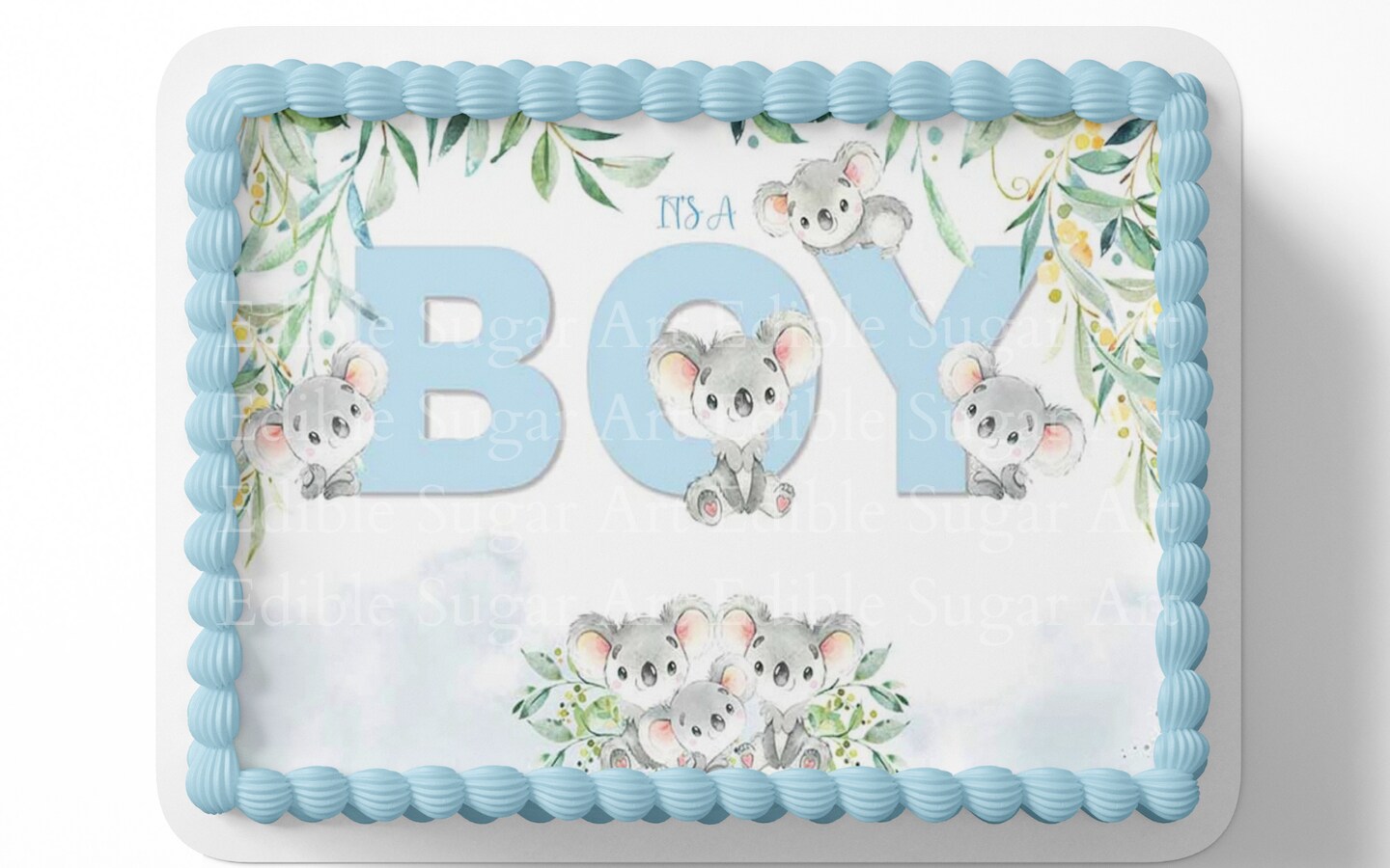 Safari Baby Shower Cake Topper Safari Sheet Cake Topper Safari baby