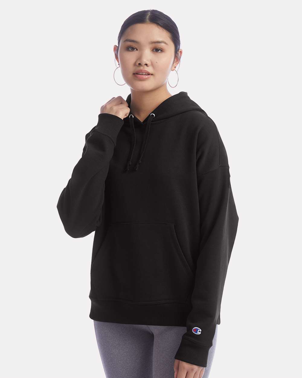 Champion sweatshirt hoodie women's best sale