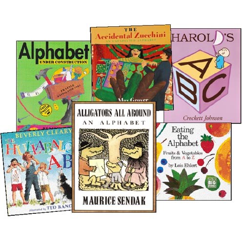 Kaplan Early Learning Company Alphabet and Letter Sounds Books - Set of 6