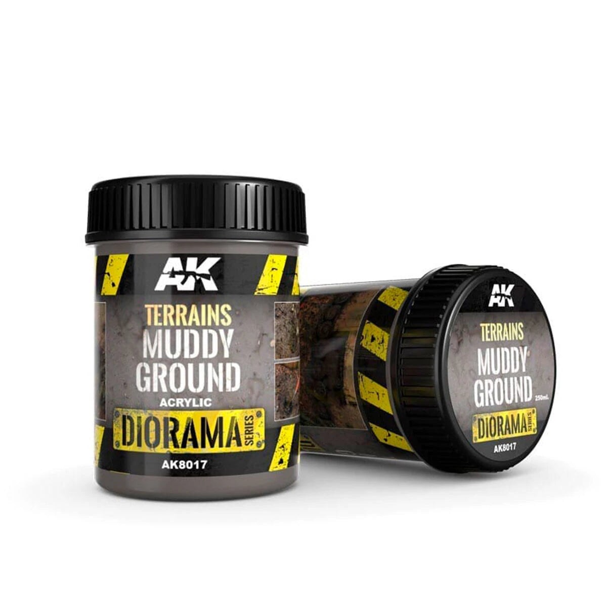 AK Interactive: Terrains Muddy Ground (250ml Bottle)