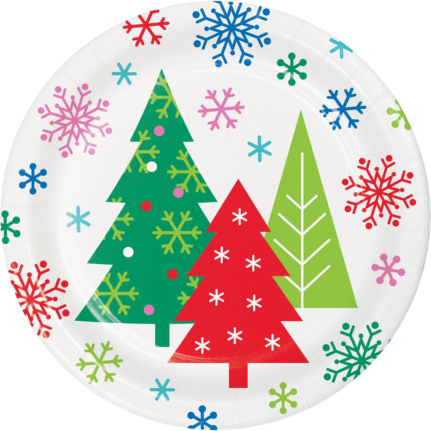 Merry Everything 7 Inch Paper Dessert Plate (8/Pkg)