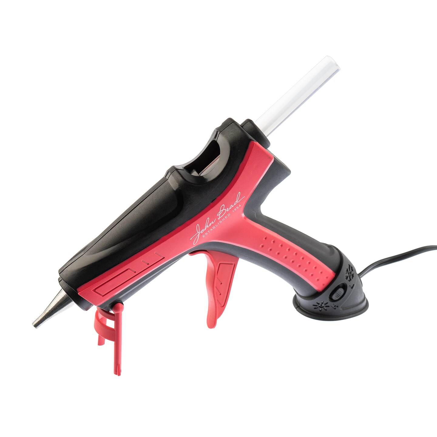 John Bead™ Dual Temp Full Size Hot Glue Gun with 2 Glue Sticks