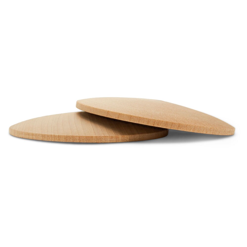 Unfinished Wood Round Discs, Domed Wooden Circle for Crafts | Woodpeckers