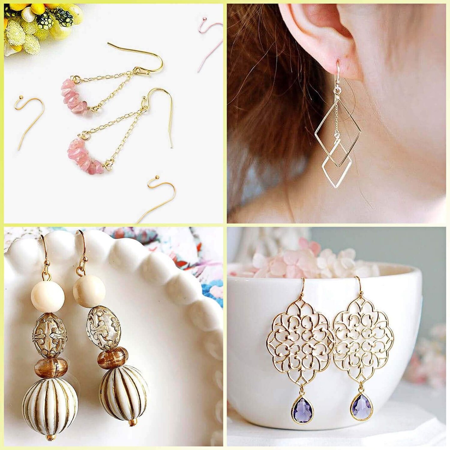 Earring Hooks, 480pcs Earring Making Kit Includes 240pcs French Earring Hooks Ear Wire and 240pcs Earring Backs for Jewelry Making Supplies and DIY Earring Making