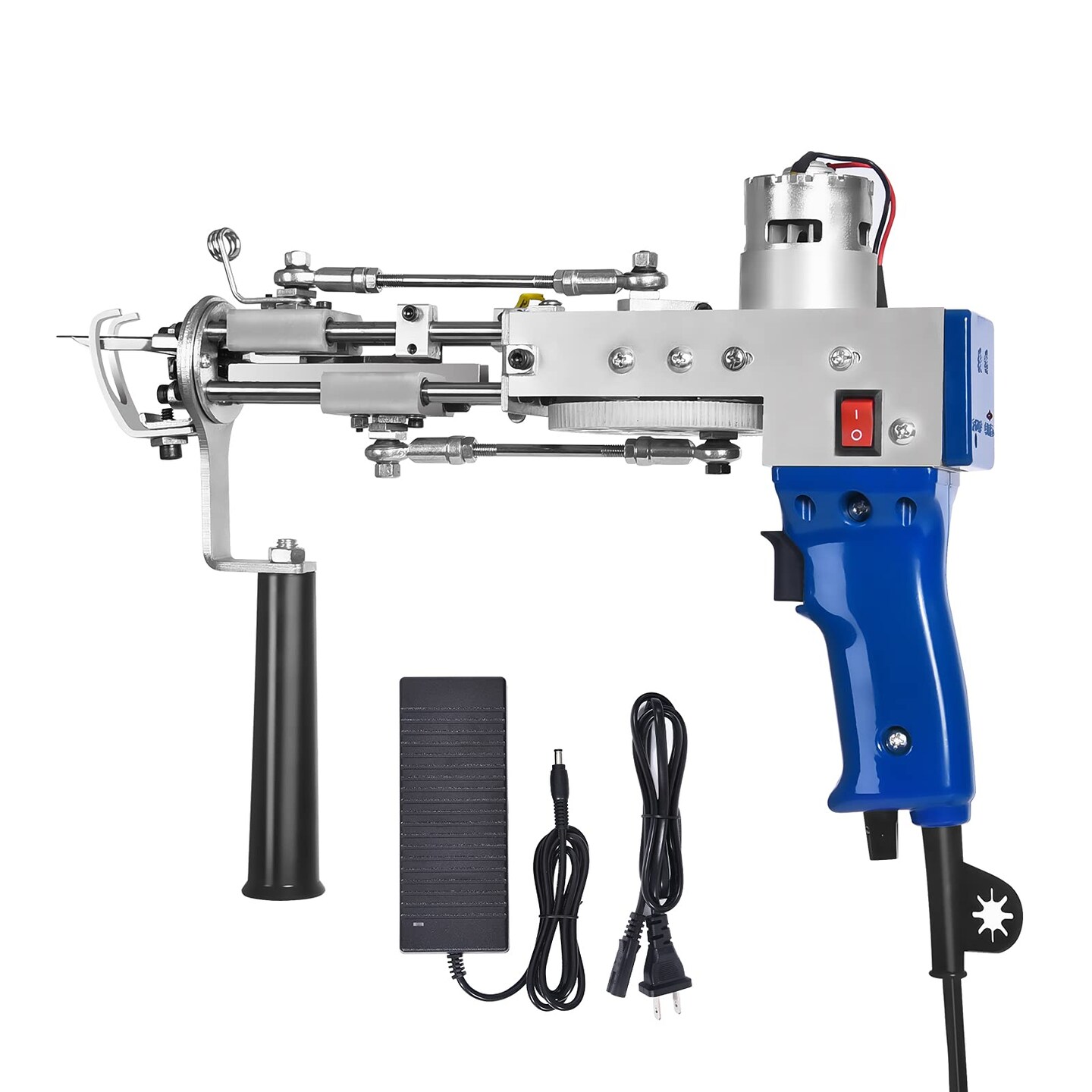 Vehipa Tufting Gun Cut Pile and Loop Pile 2 in 1 Electric Rug Gun Machine Starter Kit for Tufting Lover