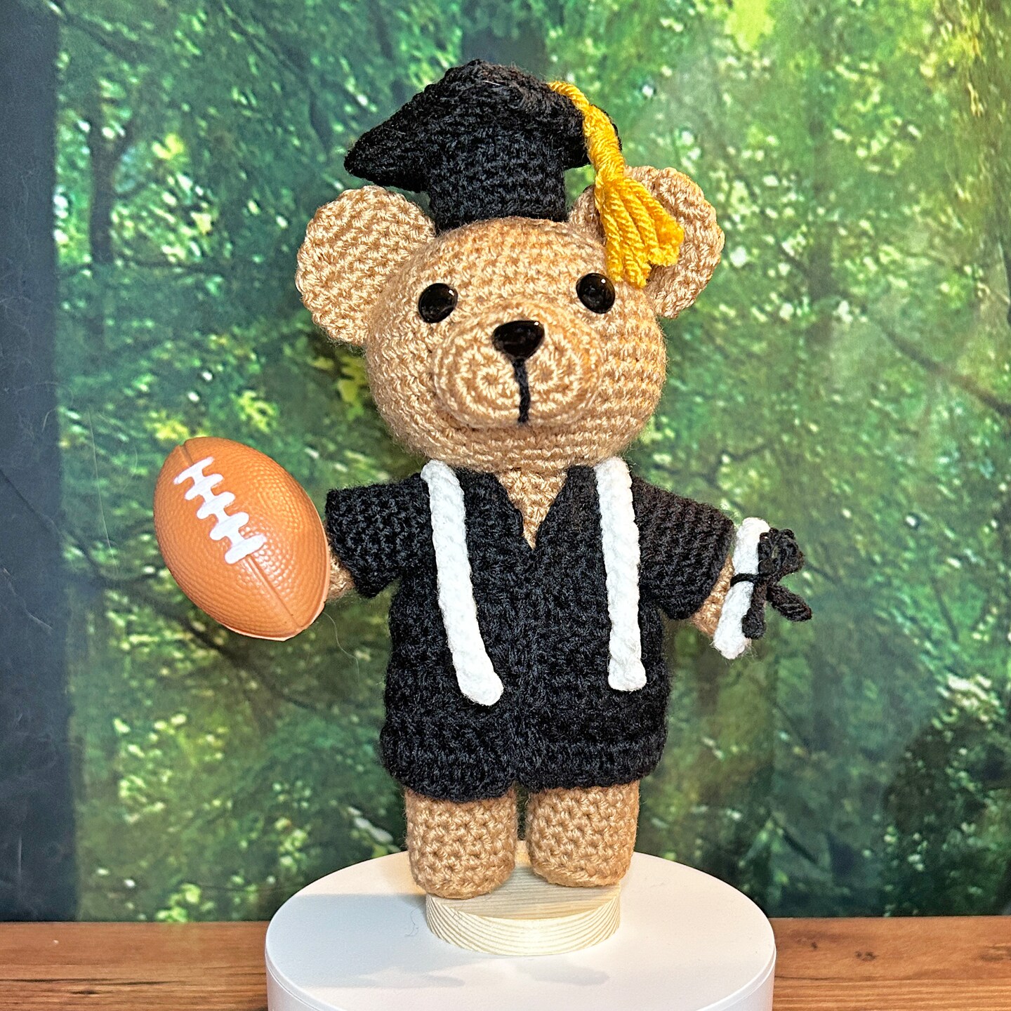 Graduation Bear - Graduation Gift - Unique offers Graduation Gift - Handmade Graduation Bear - Crochet Graduation Bear