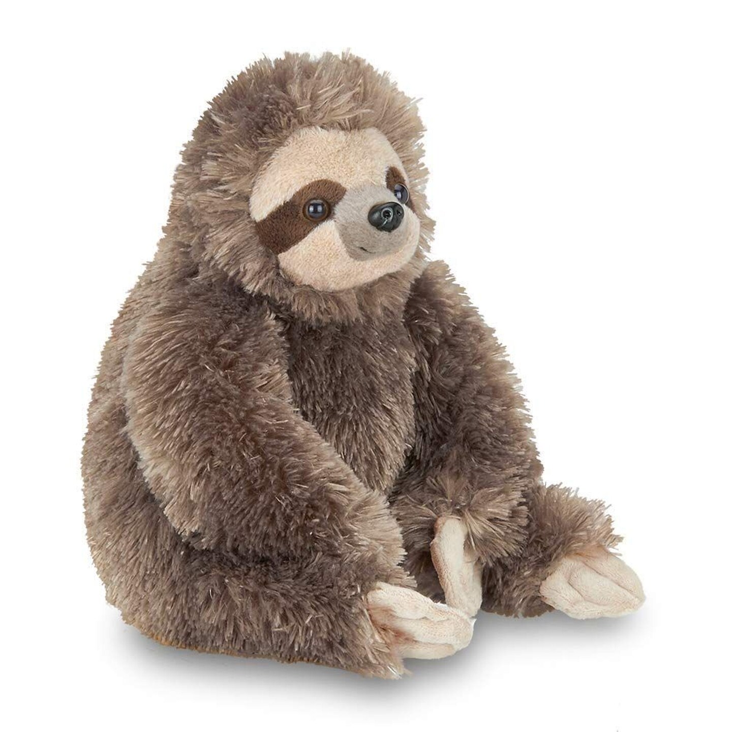 Bearington Speedy Plush Three Toed Sloth Stuffed Animal, 12 inches