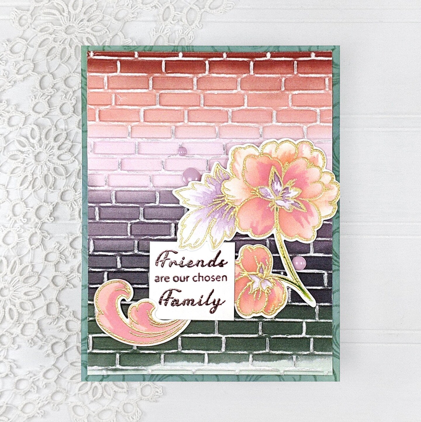 Brick Wall 3D Embossing Folder