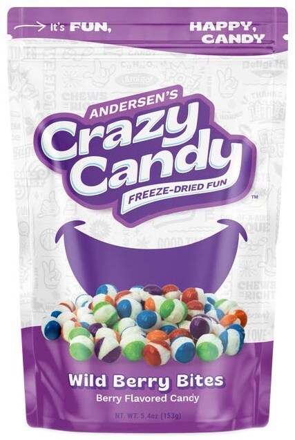 Andersen&#x27;s Crazy Candy Freeze-Dried Fun-Wild Berry Bites 5.1oz