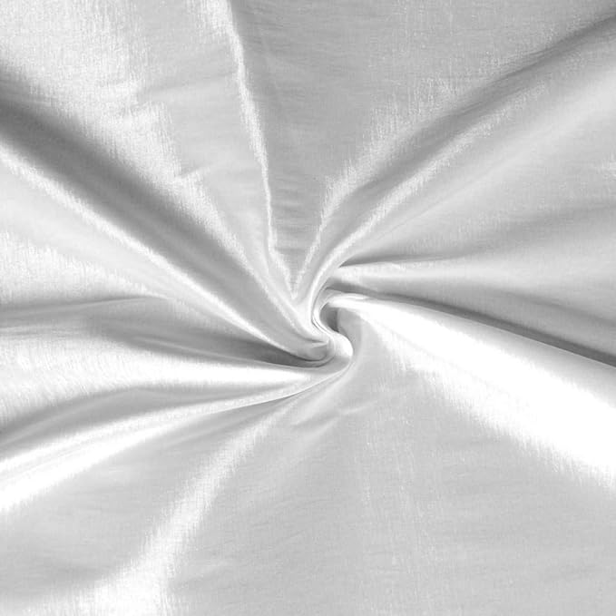 FabricLA 100% Polyester Taffeta Fabric - Non-Stretch Solid Fabric by The Yard - Evening Gowns, Costumes, Linings