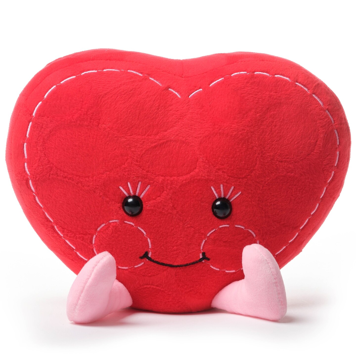 Bearington Heart of Hearts Heart Plush, 8 Inch Heart Stuffed Animal, Valentine Plushies