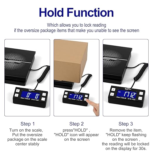 Weighmax&#xAE; Digital Shipping and Postal Scale with Extended Display