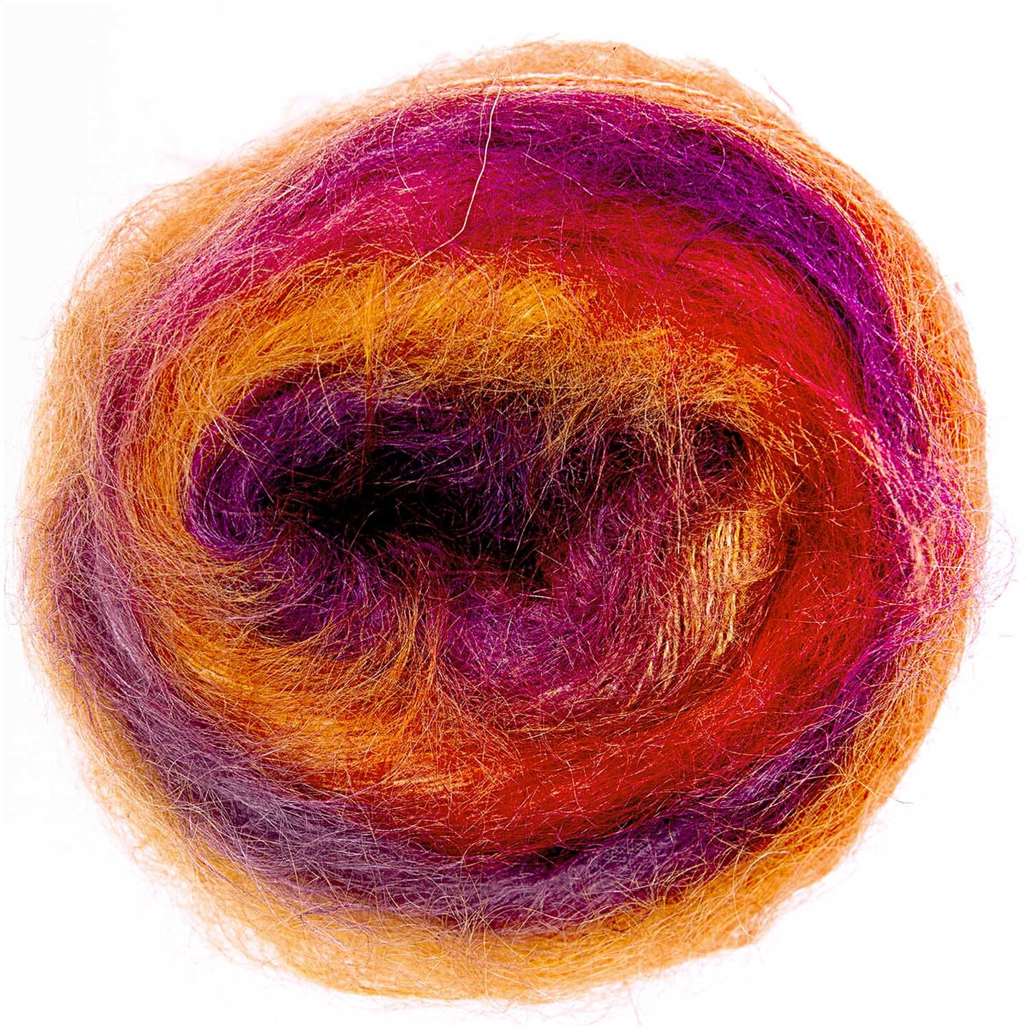 Rico Design Essentials Super Kid Mohair Loves Silk Print - 005 Fire