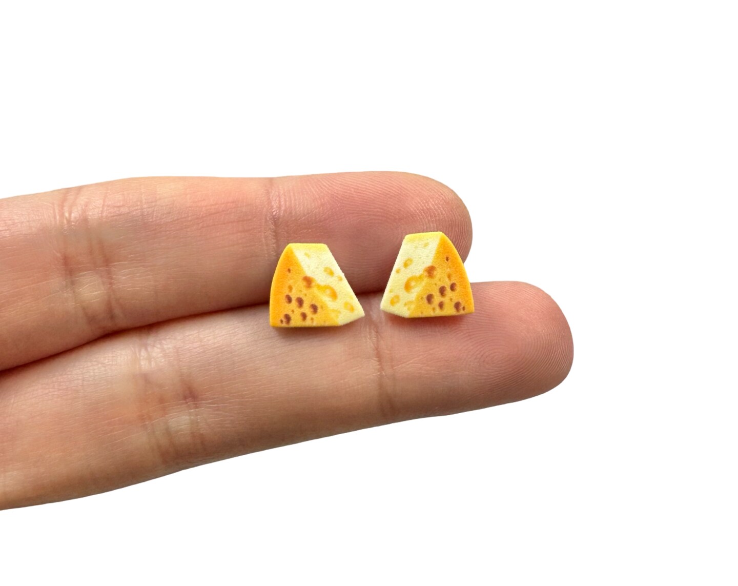 Cheese Earrings Miniature Food Earrings Cheese Stud Earrings Cheese Jewelry Cheese Gift For Cheese Lover Gift Cheesy Gift Wisconsin Gifts
