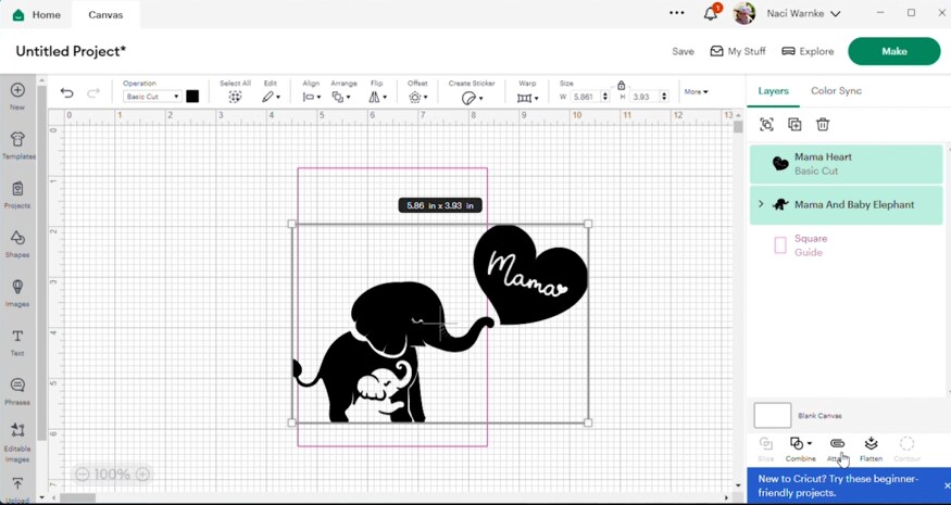 Elephant Mama Tumbler image 2
