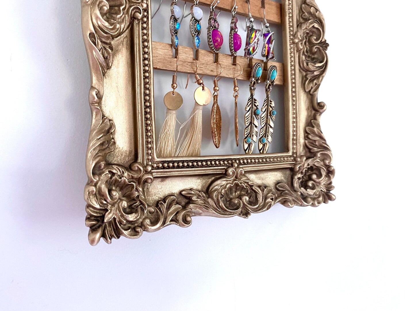 Ornate Vintage deals wall jewelry cabinet