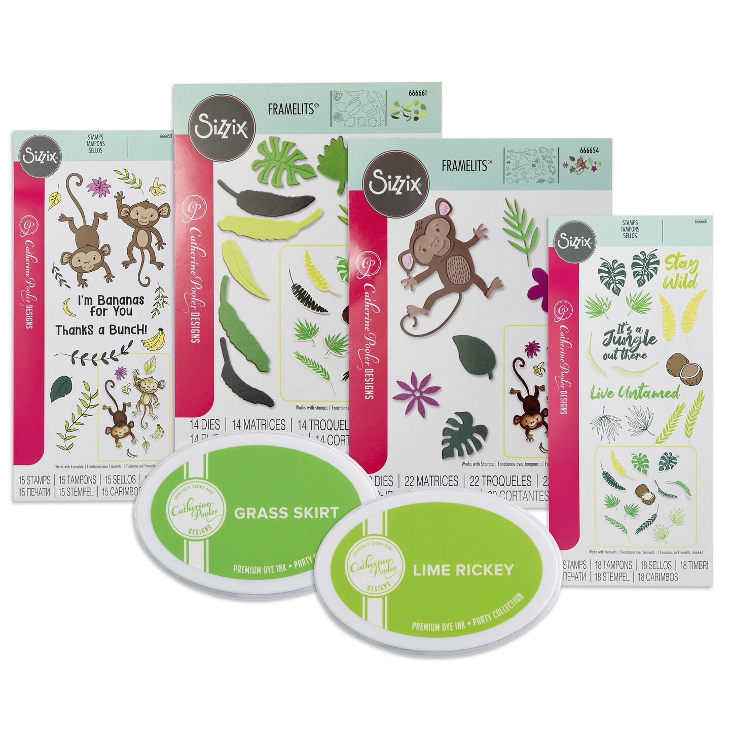 Catherine Pooler Bundle 1-Going Wild for Bananas Die & Stamp Set