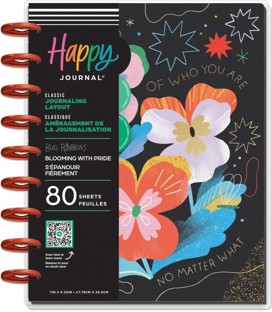 Happy Planner Classic Guided Journal-Blooming With Pride