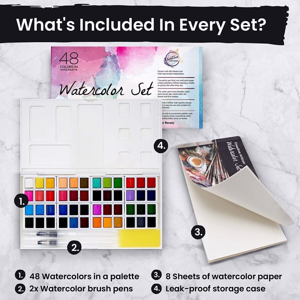 Watercolors Paint Set