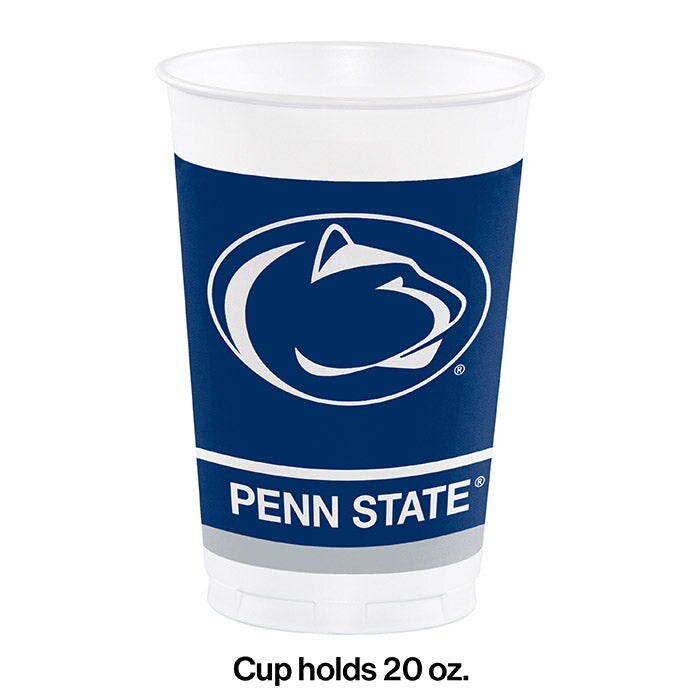 Penn State Nittany Lions 20 Oz. Plastic Cups, 8 ct