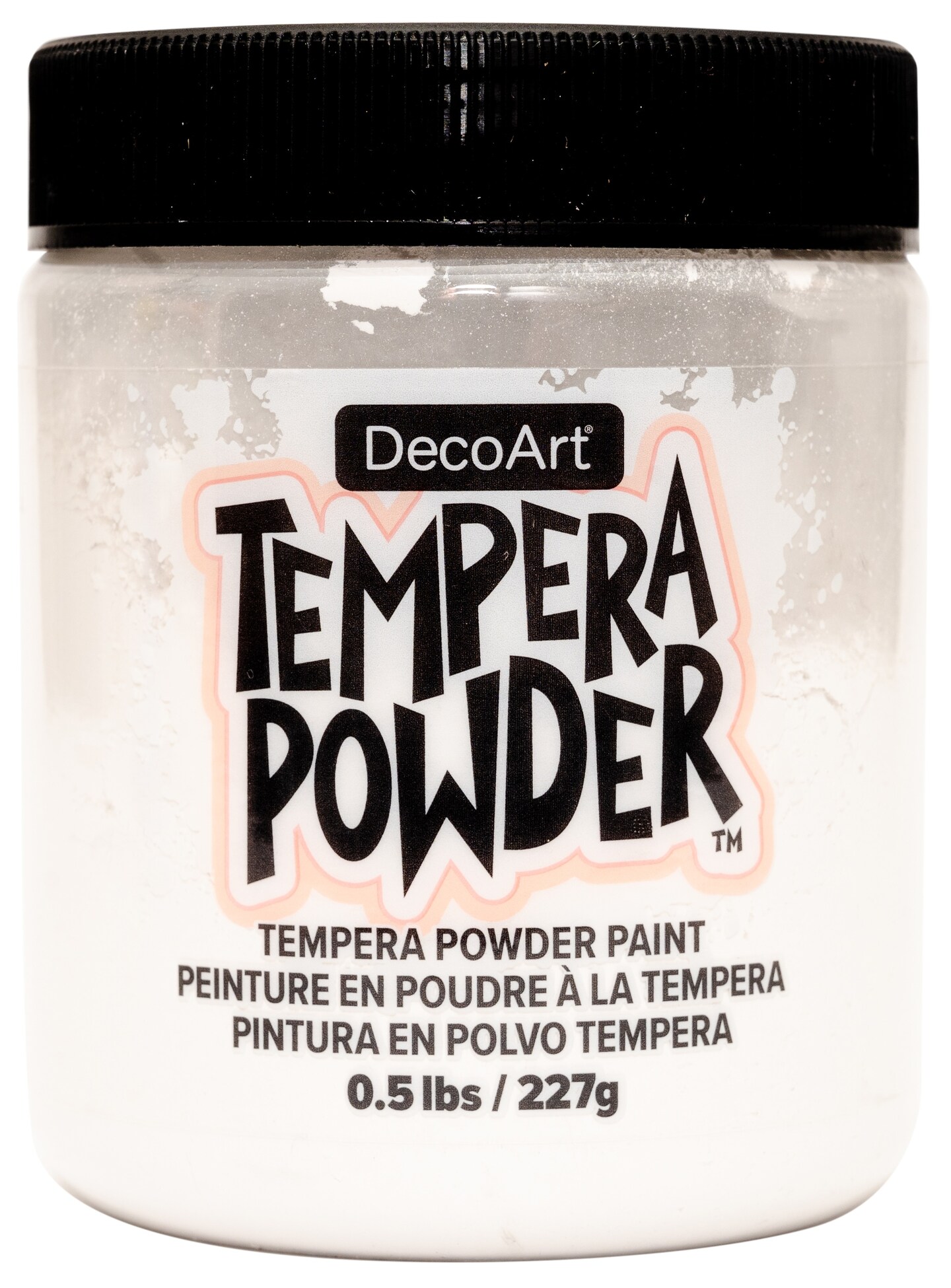 DecoArt Tempera Powder 0.5lb-White