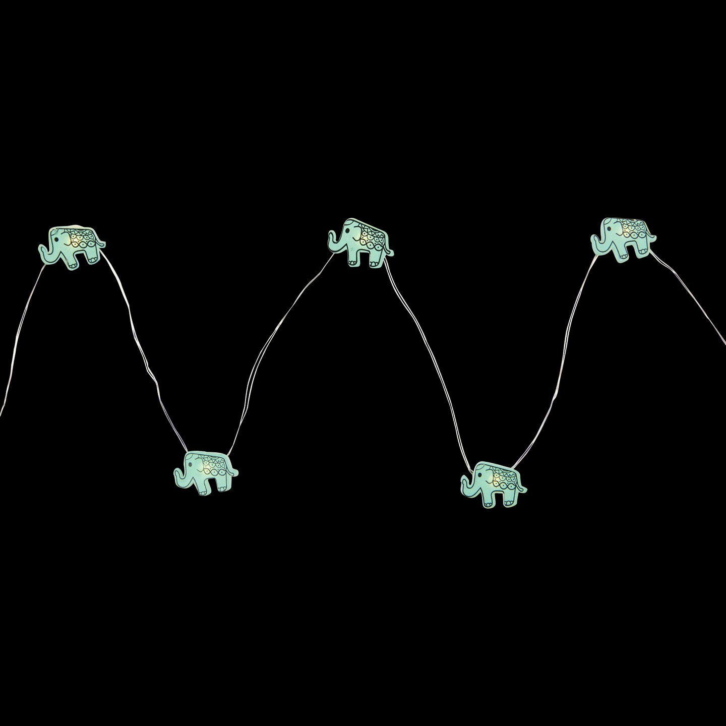 Northlight 10-Count LED Elephant Fairy Lights - Warm White