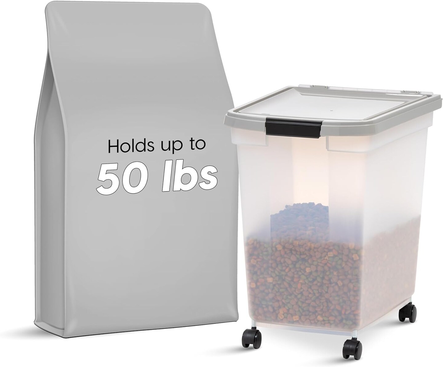 IRIS Airtight Pet Food Storage Containers