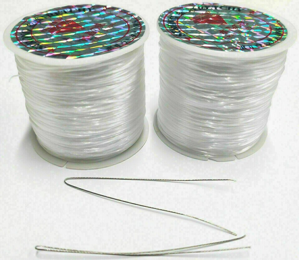 2PCS 54 Yard Elastic Stretch Beading String