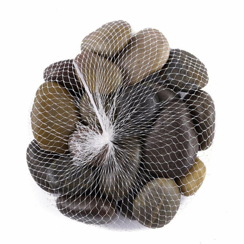 2 lbs Assorted Brown Natural Gravel Pebble Stones Vase Fillers