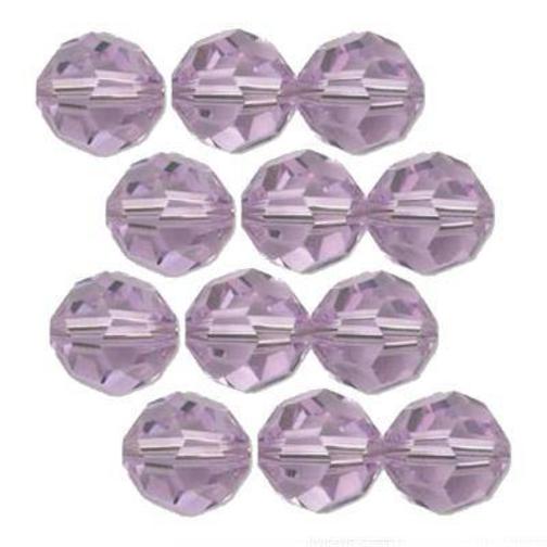 12 Violet Round Swarovski Crystal Beads 5000 3mm New