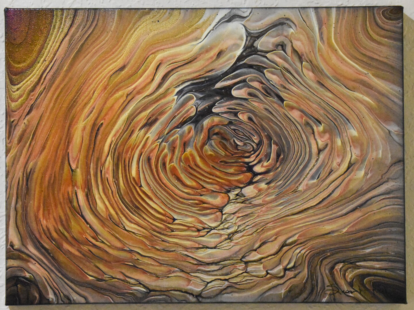 Mother Lode! Gold Discovery Series. Acrylic Straight Pour, Fluid Art ...