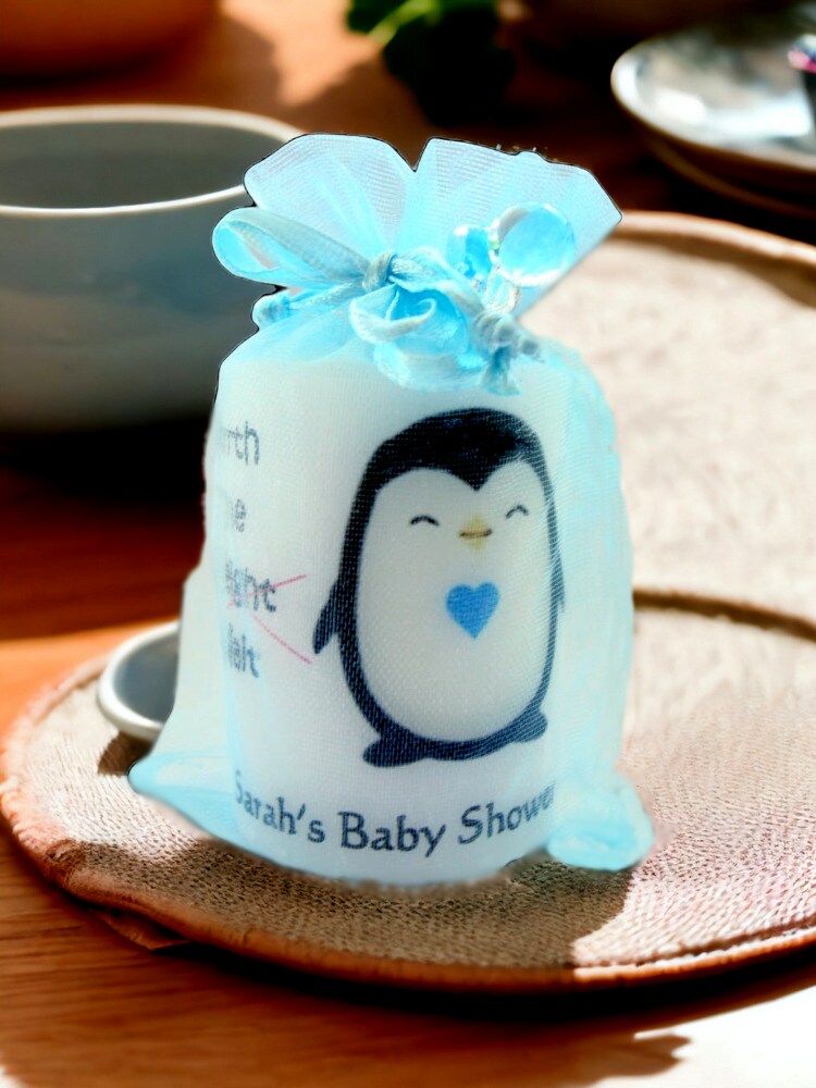 10 Penguin Ornament, Baby Shower Favors, Candles, Winter Baby Shower, Baby Shower Favors Boy, Shower Decor