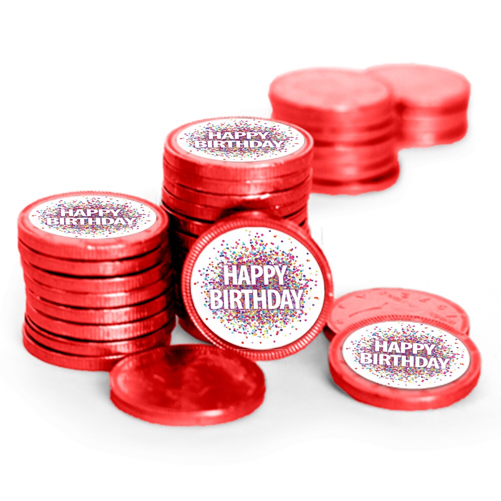 84ct Birthday Candy Party Favors Chocolate Coins By Just Candy