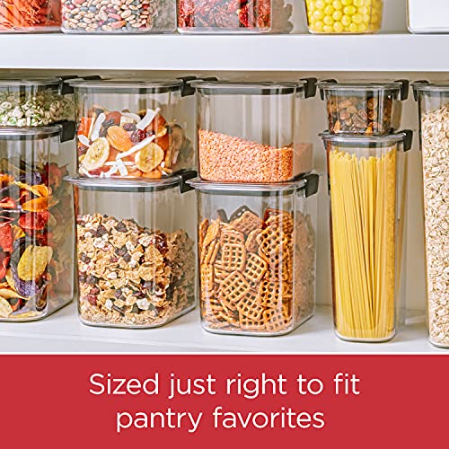 Rubbermaid Brilliance BPA Free Food Storage Containers with Lids, Airtight, Stain Resistant, Dishwasher Safe, Set of 4 (Small)