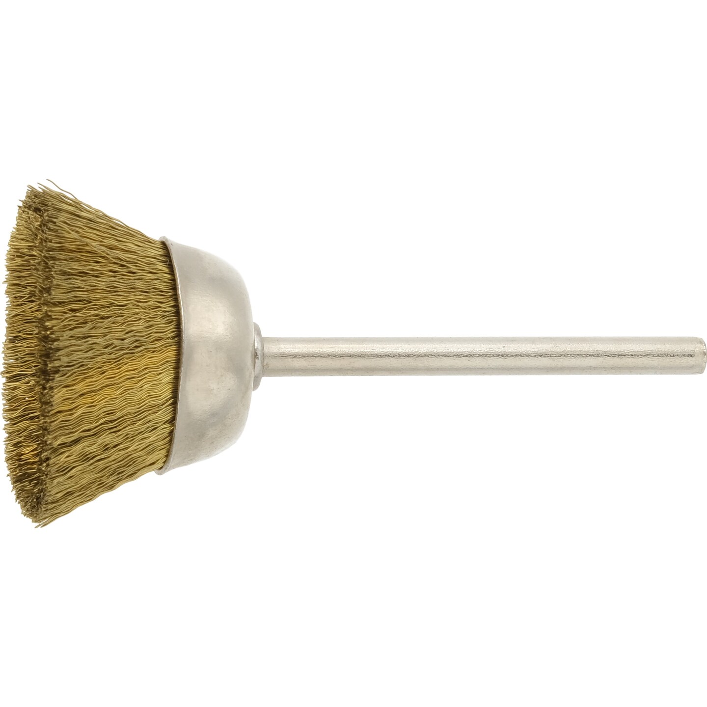 Brass Wire Cup Brush for Cleaning Rust Removal Dia: 1" CMB100